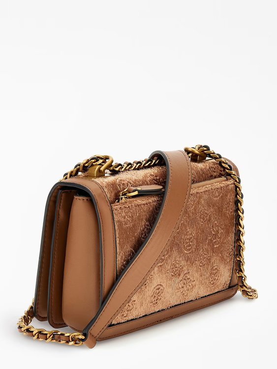 Abey crossbody – GUESS, Hnědá barva Ženy