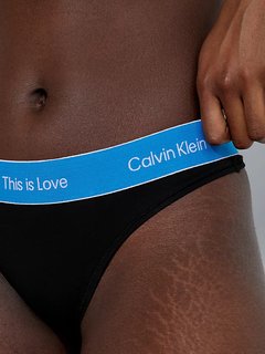 Luxusní This is Love tanga, Černá barva, XS, S, M