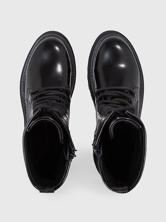 Flatform Knee kotníková obuv Černá barva Ženy