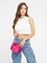 Luxusní Velina Pouch crossbody, Růžová barva, T/U