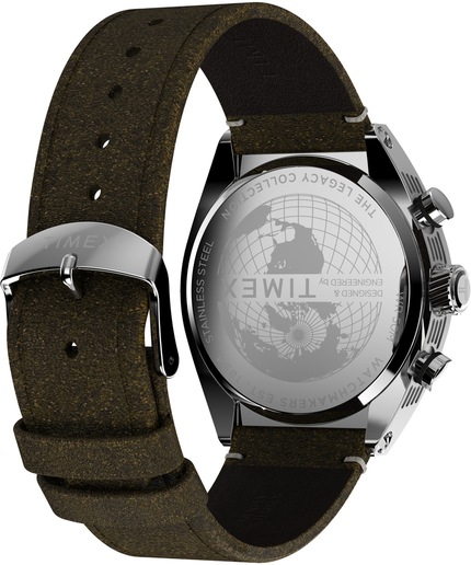 Módní Legacy hodinky, Hnědá, Stříbrná barva, 2024