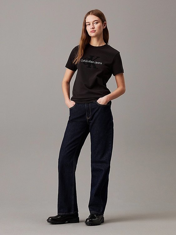 Luxusní Chenille Monol triko, Černá barva, XS, S, M, L