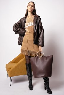 Pinko, Hnědá barva Passegiarre mikina