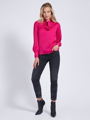 Halenka – Guess, Růžová barva Ženy, Ženy