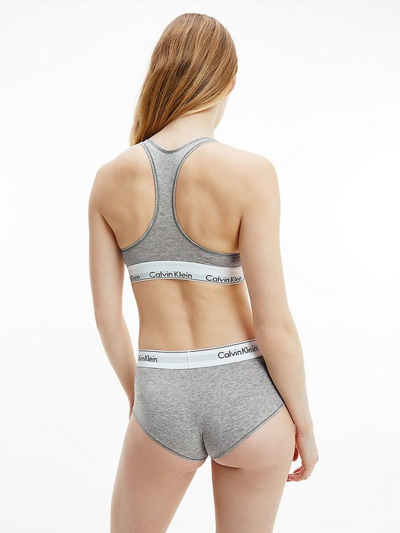 Módní Kalhotky Modern Cotton, Šedá barva, BASIC                                   , BASIC                                   