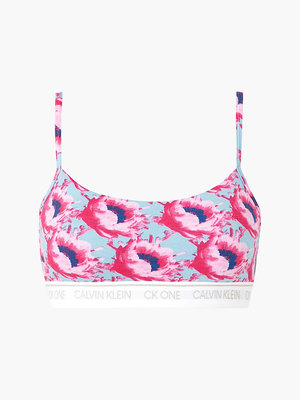 CK One bralette – Calvin Klein Underwear, Červená, Růžová, Tyrkysová barva Ženy