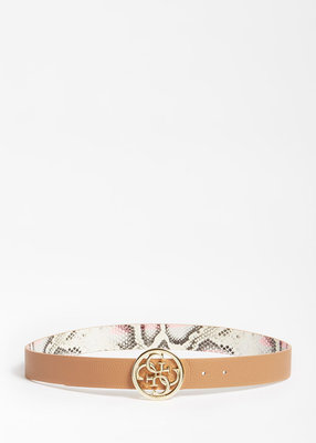 Módní Albury oboustranný pásek, Hnědá, Multi barva, 2021