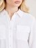 Módní Essence košile, Bílá barva, 2022