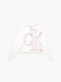 Calvin Klein Jeans, Bílá barva Illuminated mikina
