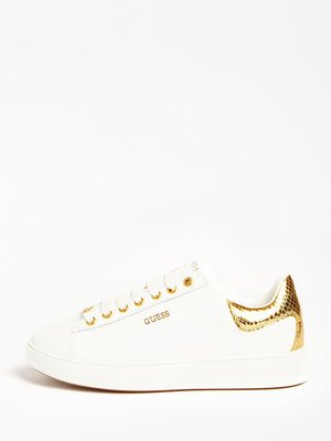 Melania tenisky – Guess, Bílá, Zlatá barva Ženy