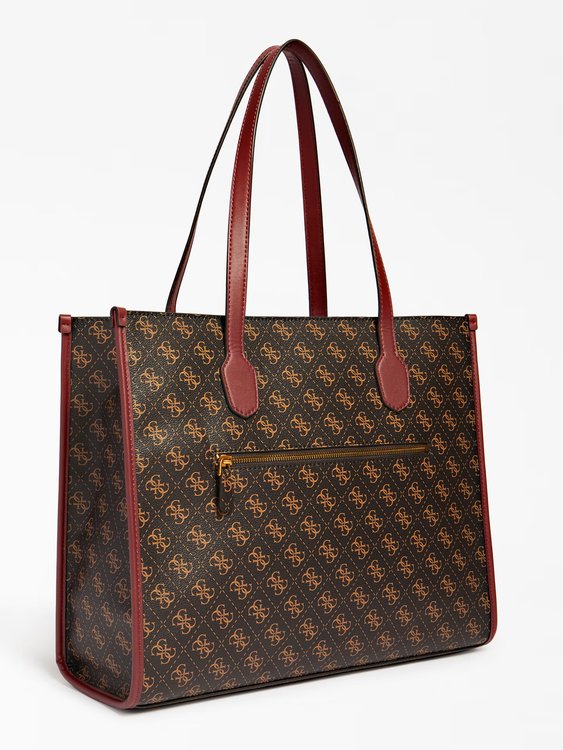 Silvana kabelka – GUESS, Černá, Červená, Hnědá barva Ženy