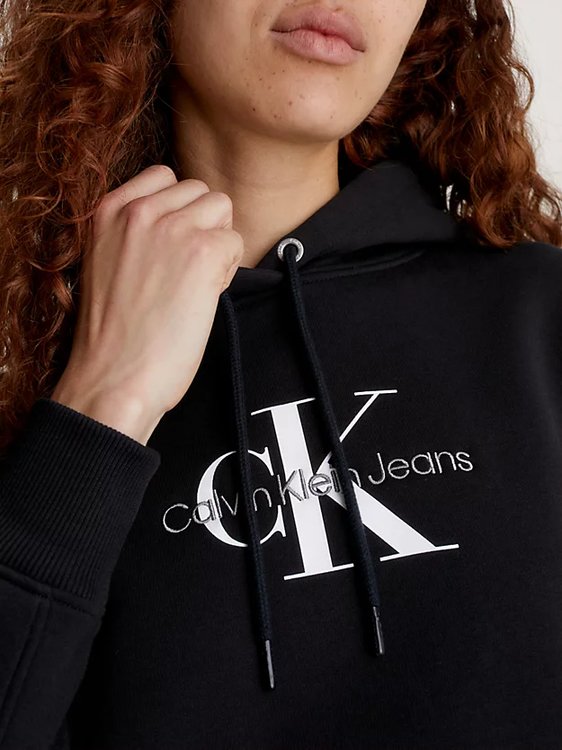 Luxusní Monologo mikina, Černá barva, XS, S, M