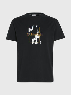 K10K112401-BEH triko s/s Černá barva Muži