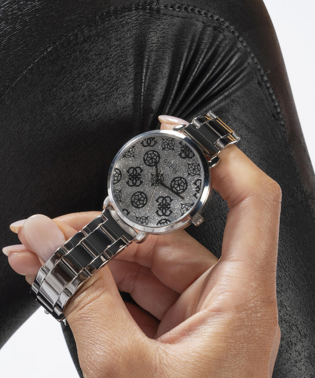 GUESS, Stříbrná barva Sugarplum hodinky