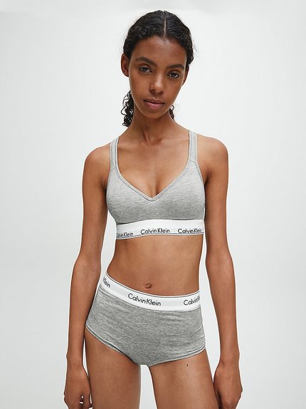 Modern Cotton podprsenka – Calvin Klein Underwear, Šedá barva Ženy
