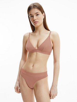 Tanga Tonal Logo – Calvin Klein Underwear, Béžová barva Ženy, Ženy, Ženy, Ženy, Ženy