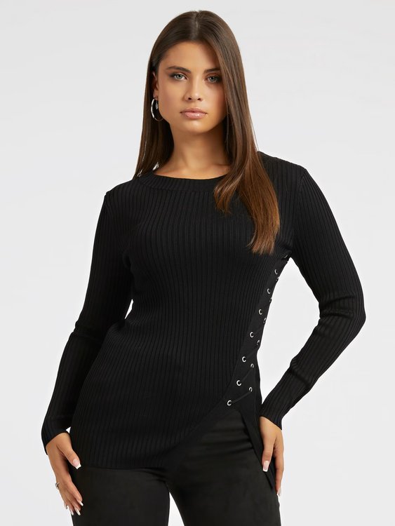 GUESS – Irmine svetr, Černá barva