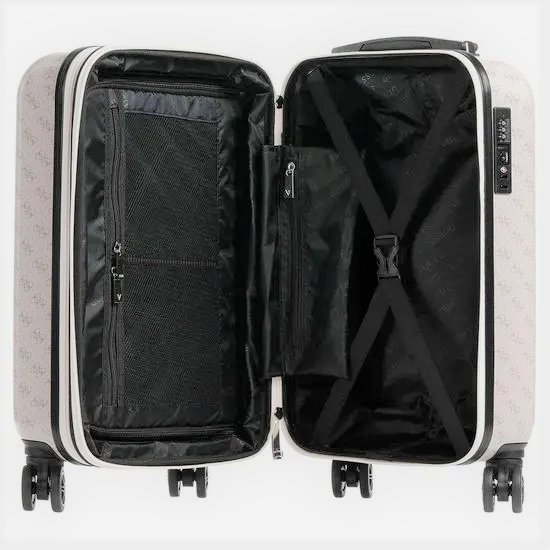 Módní Jesco kufr, Béžová barva, 2023