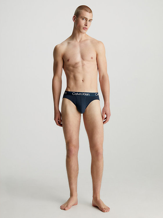 Modern Structure slipy 3ks Khaki, Navy barva Muži