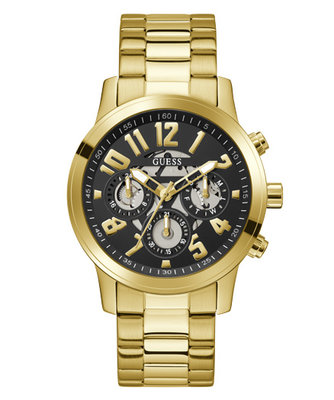 GUESS – Parker hodinky, Černá, Zlatá barva