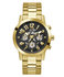 GUESS – Parker hodinky, Černá, Zlatá barva
