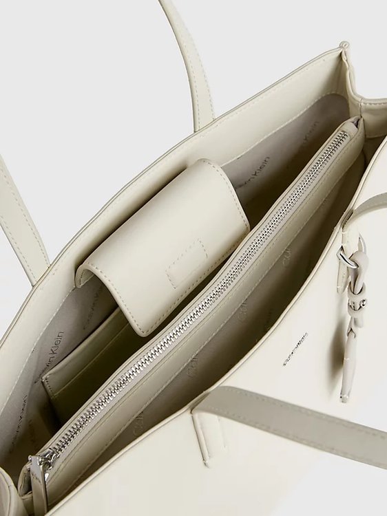 Tote kabelka Bílá, Krémová barva Ženy