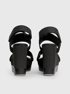 Luxusní Wedge sandály, Černá barva, 38