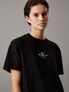 Luxusní Gradient Monologo šaty, Černá barva, XS, S, M, L, XL