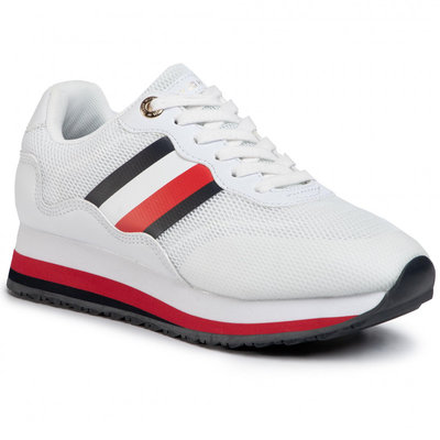Tommy Hilfiger – TH Sneakers, Bílá barva