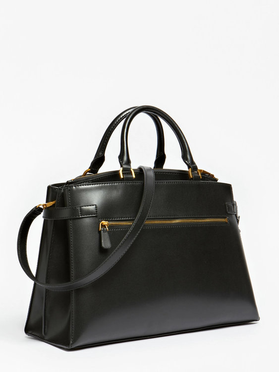 Módní Maime hobo kabelka, Černá barva, 2022