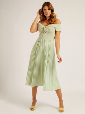 Guess – Erynn šaty, Zelená barva