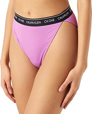 CK One plavky - Spodní díl – Calvin Klein Swimwear, Fialová barva Ženy