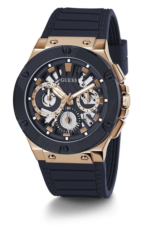 Hodinky Circuit Navy, Růžové zlato barva Muži