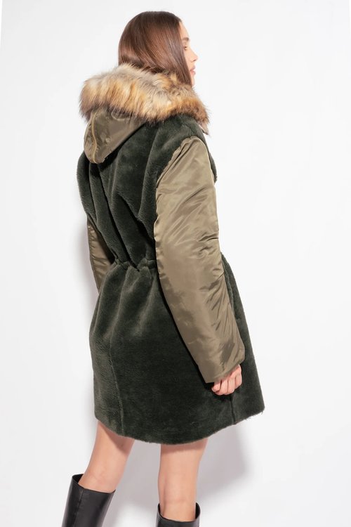 Paquita bunda Hnědá, Khaki, Zelená barva Ženy