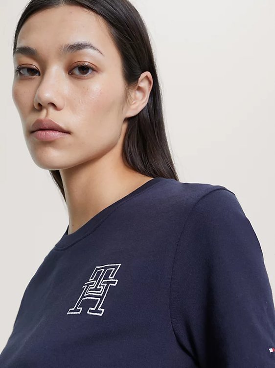 Luxusní Modern Regular triko, Navy barva, XS, S, M, L