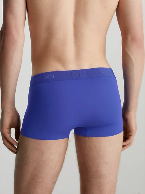 Módní CK Black Cotton boxery, Modrá barva, 2023