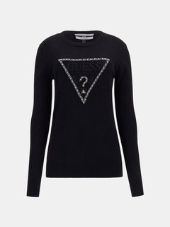 Luxusní Rosalie svetr, Černá barva, XS, S, M, L