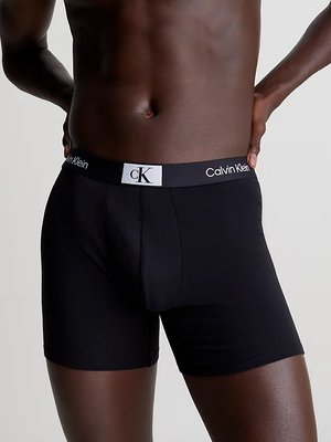 CK 96 Cotton boxery 3ks – Calvin Klein Underwear, Černá barva Muži