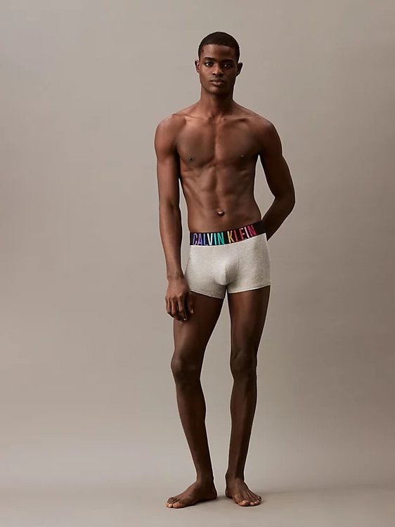 Luxusní Pride Cotton boxery, Šedá barva, M, L