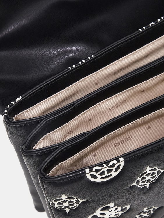 Módní Deesa Logo crossbody, Černá barva, 2024