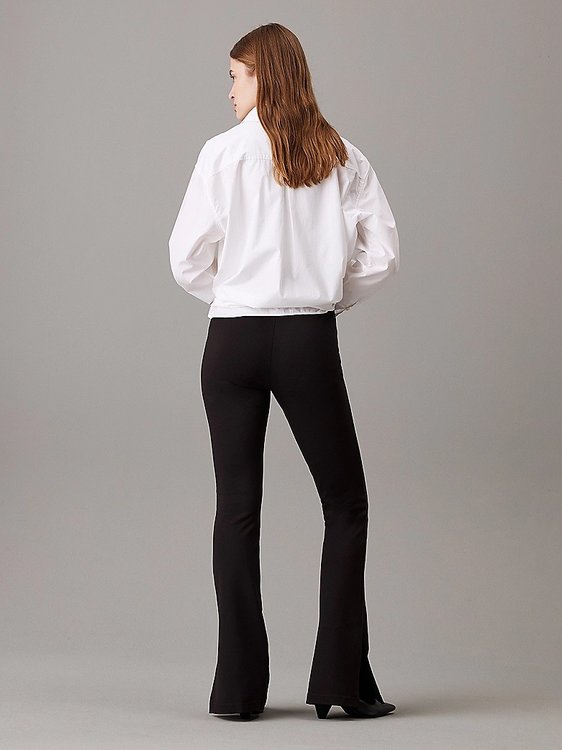 Sculpted Milan kalhoty – Calvin Klein Jeans, Černá barva Ženy