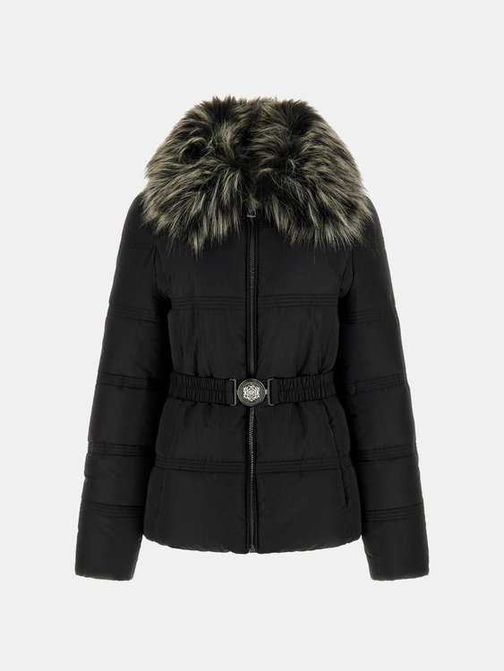 New Marisol Short Belted bunda Černá barva Ženy