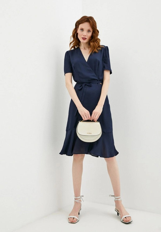 Luxusní Claire šaty, Navy barva, 38(XS), 40(S), 44(L)