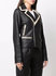 Módní Amalfi kožená bunda, Černá barva, 2022