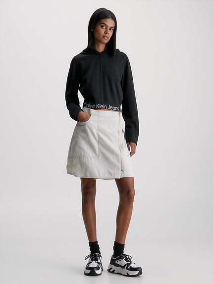 Módní Tape Milano mikina, Černá barva, 2023