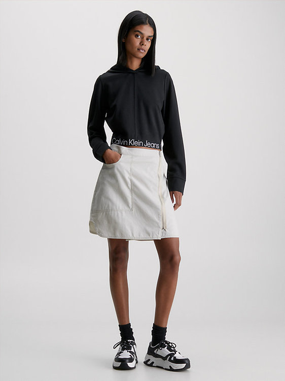 Módní Tape Milano mikina, Černá barva, 2023