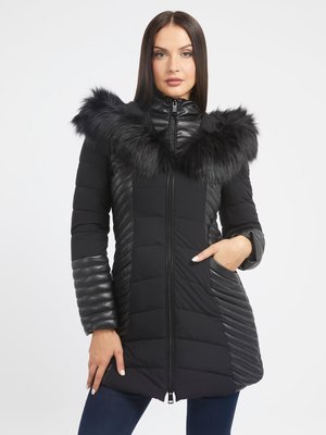 GUESS – New Oxana kabát, Černá barva