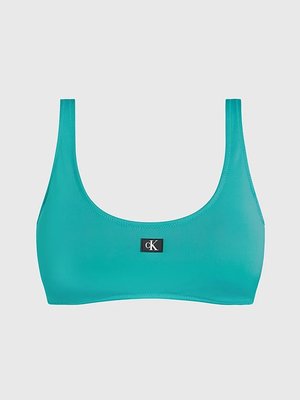 Calvin Klein Swimwear – CKJ Monogram plavky, Tyrkysová barva