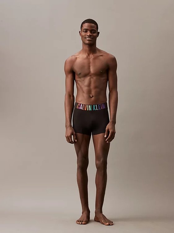 Módní Pride Cotton boxery, Černá barva, 2024