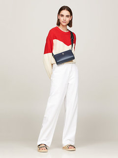 TH Monotype crossbody Modrá barva Ženy